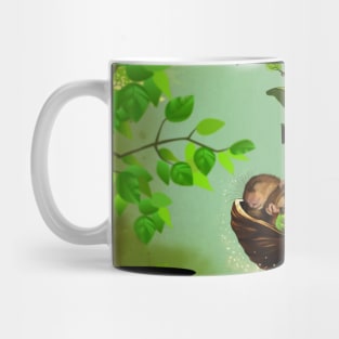 Cute sleeping mouse Mug